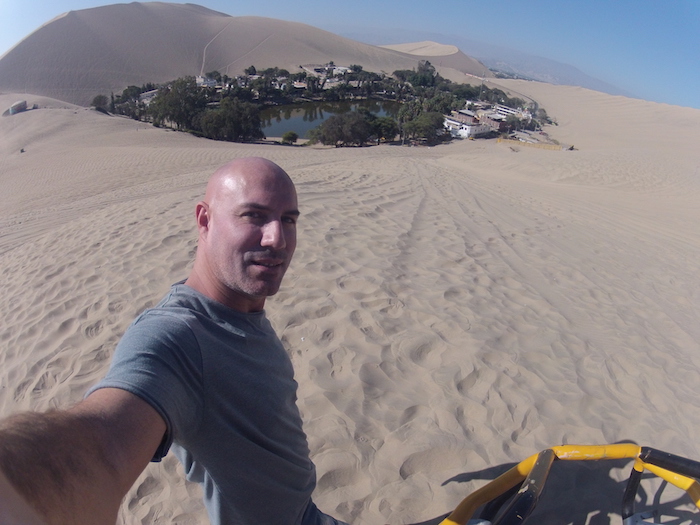 Cody Goul - Gringo Perdido Traveling in Huacachina, Peru