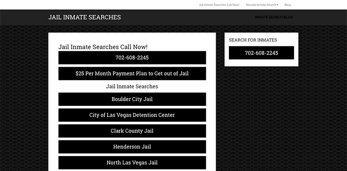 Las Vegas Jail Inmate Search