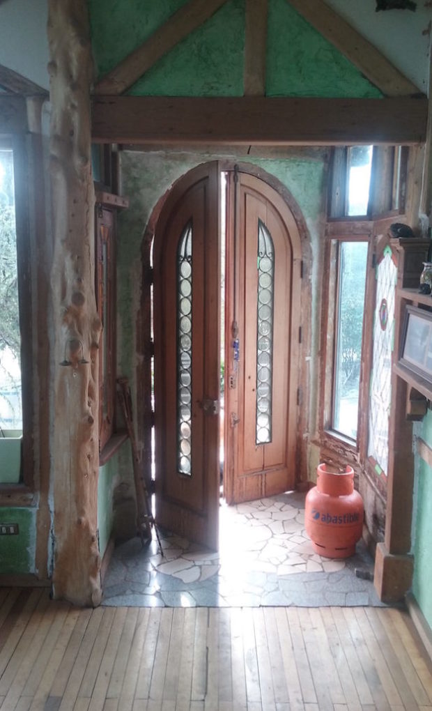 Recycled Wood Doors and Floor Tiles